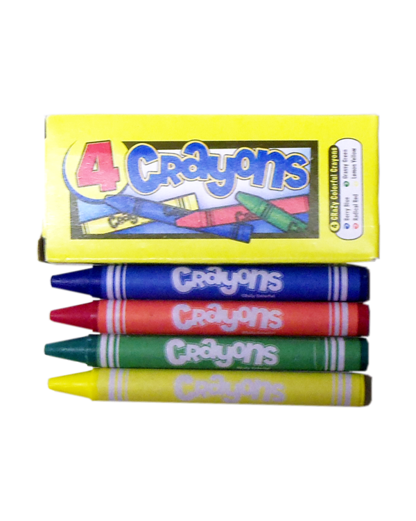 Crayons 4 Pak – Race Track Wholesale