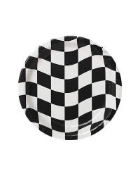 Checkered Flag Paper Plates