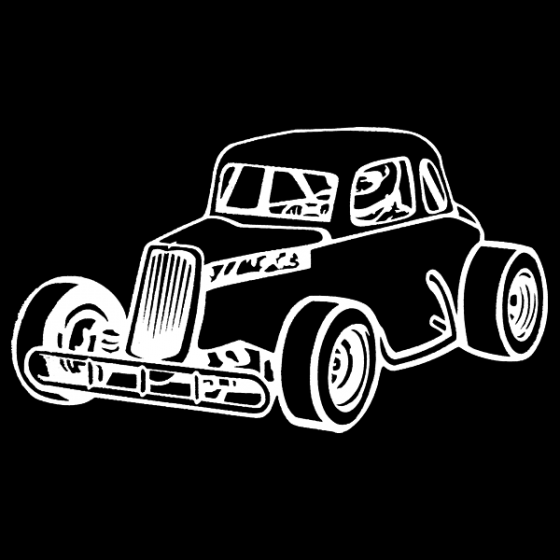 Legend Coupe Race Car Decal – Race Track Wholesale