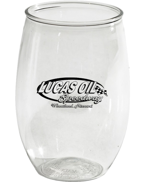 Acrylic Stemless Wine Glass 16oz – Race Track Wholesale