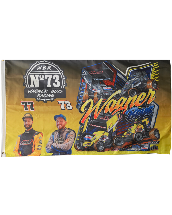 PR1 Flag Combo Tailgate Flag Wagner